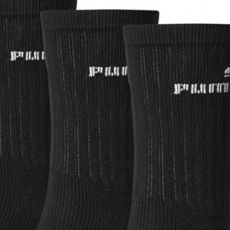 Socken für HerrenDamen Unisex (3erPack) Damen und Herren Schwarz