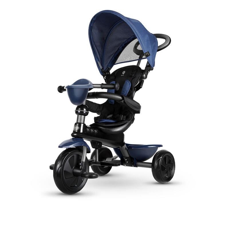 Qplay Cosy Driewieler - Loopfiets - Blauw