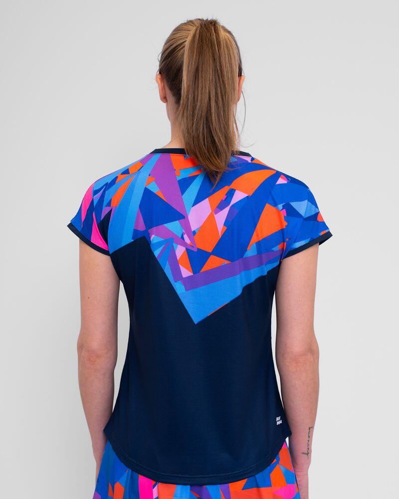 Camiseta Bidi Badu Spike Capsleeve Azul Oscuro Mujer 2/7