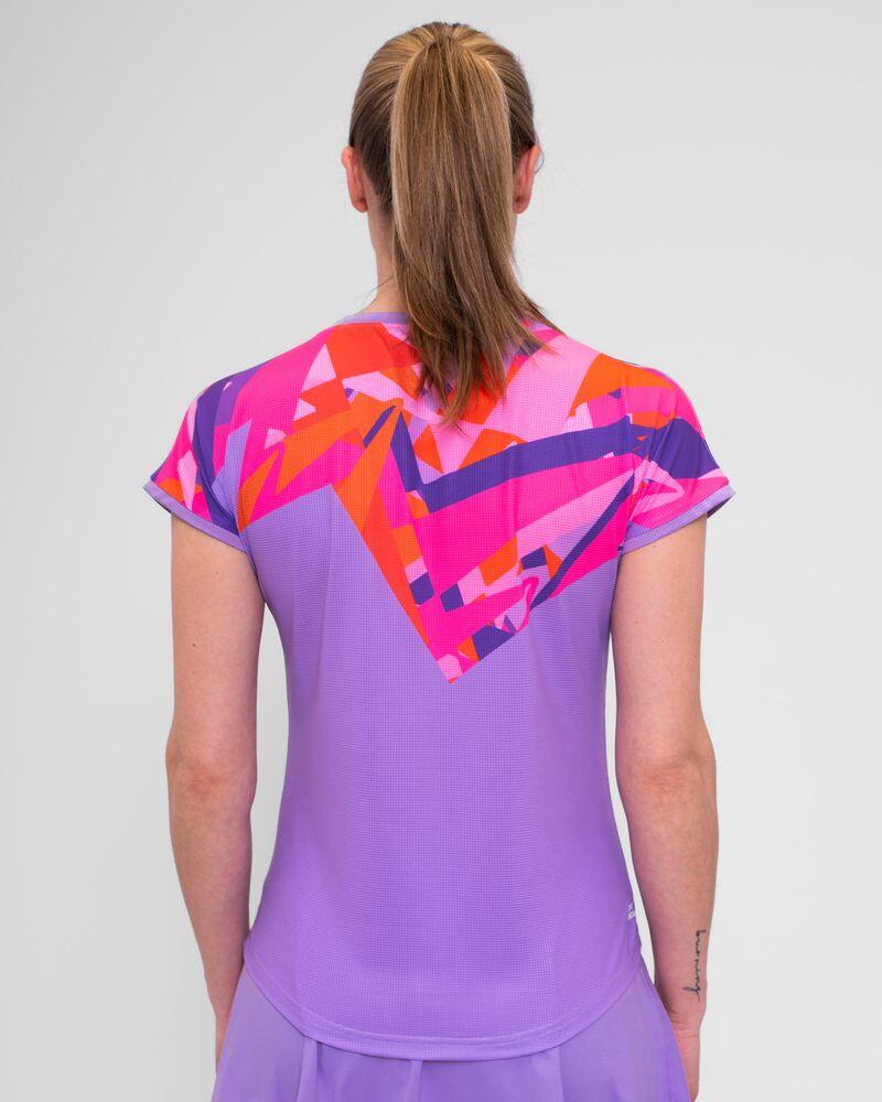 Camiseta Bidi Badu Spike Capsleeve Lila Rosa Mujer 2/7