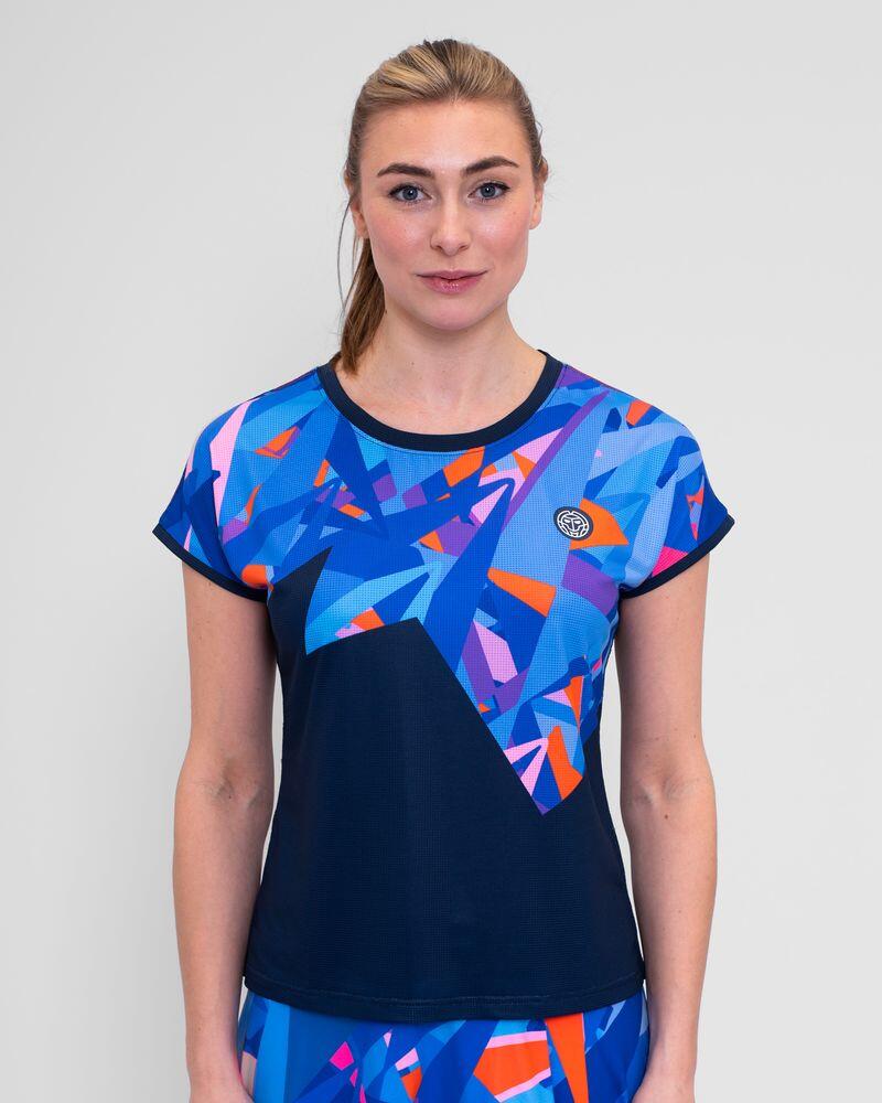 Camiseta Bidi Badu Spike Capsleeve Azul Oscuro Mujer 1/7