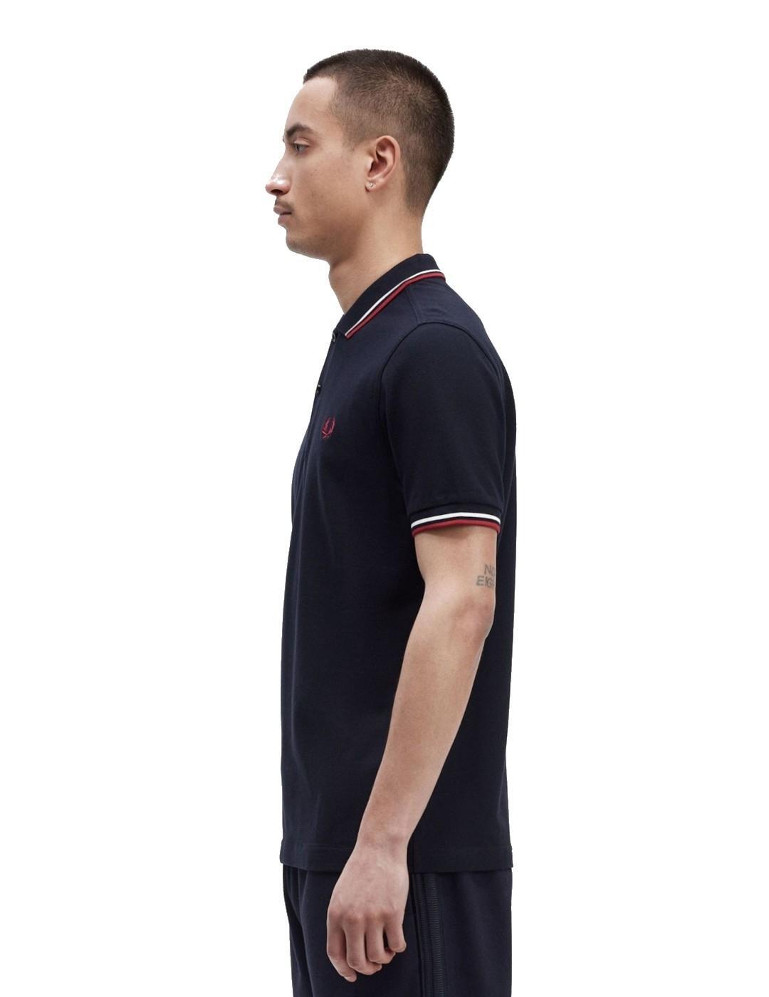 Fred perry T-Shirts para homem Azul 4/7
