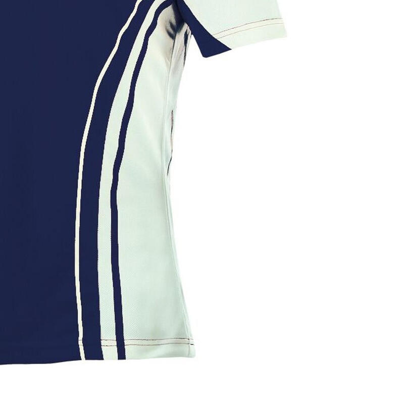 Tshirt de rugby Garçon (Bleu marine/Blanc)