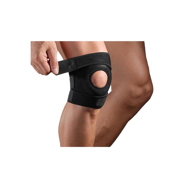 Orteza din neopren cu inel silicon, suport rotula, menisc, ligamente, reglabila