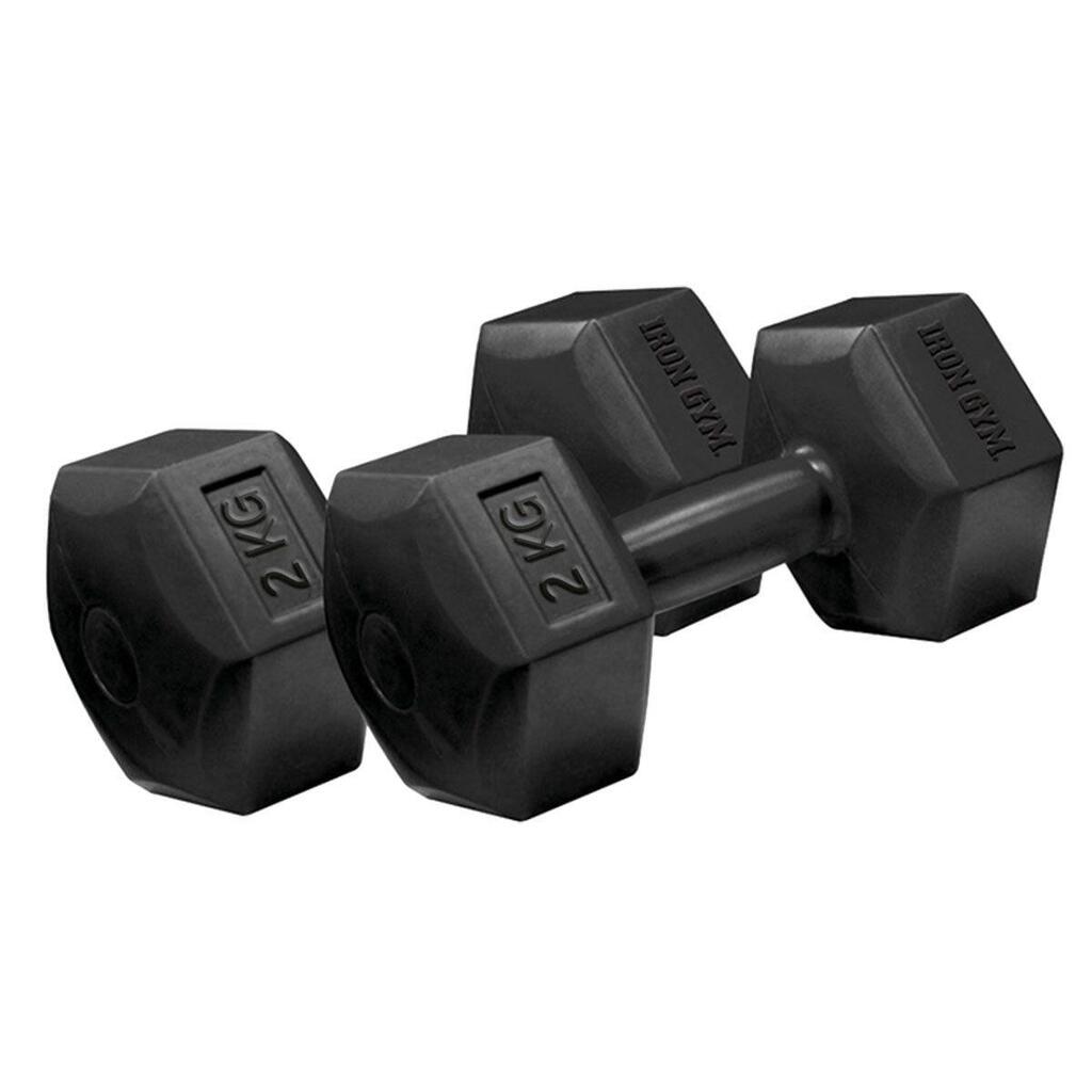 Hexa Dumbbell Set - 2 x 2 kg