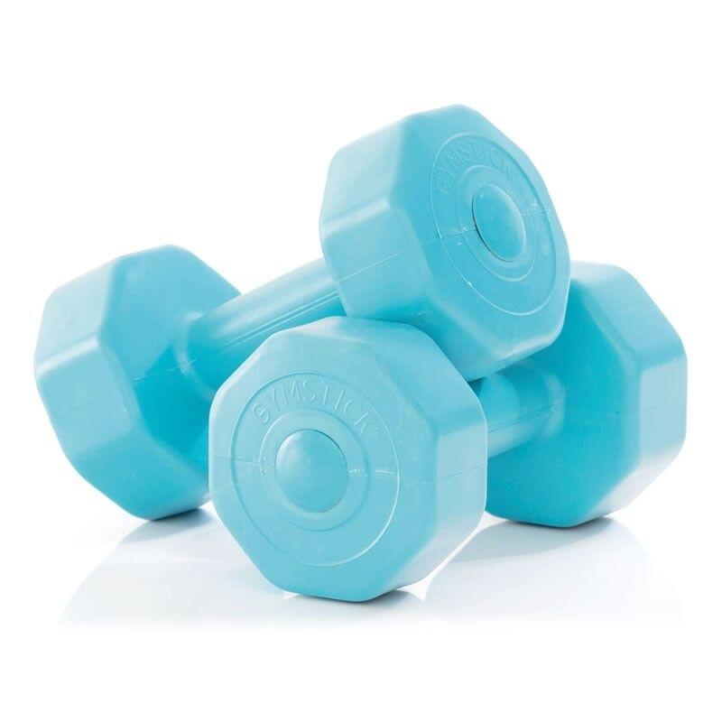 Aktywne hantle winylowe 2 x 1 kg