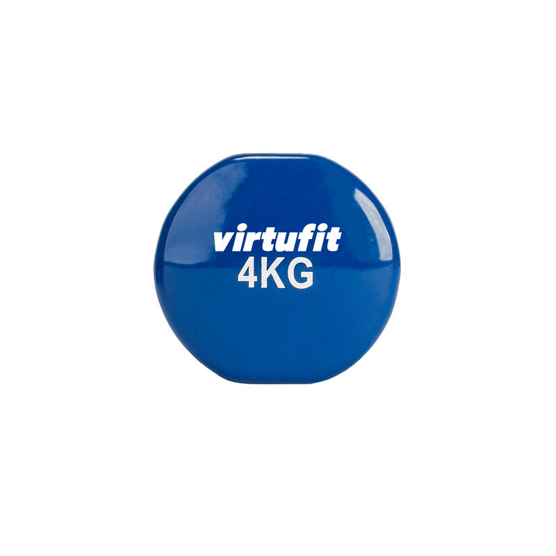 Vinyl Kurzhantel - Professionell - 4 kg - Blau