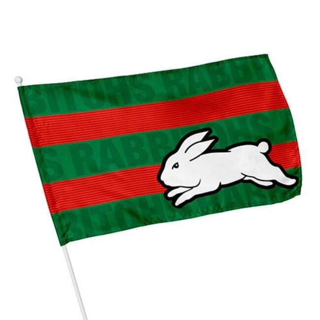 South Sydney Rabbitohs Licensed NRL KIDS Pole Game Day Flag Banner