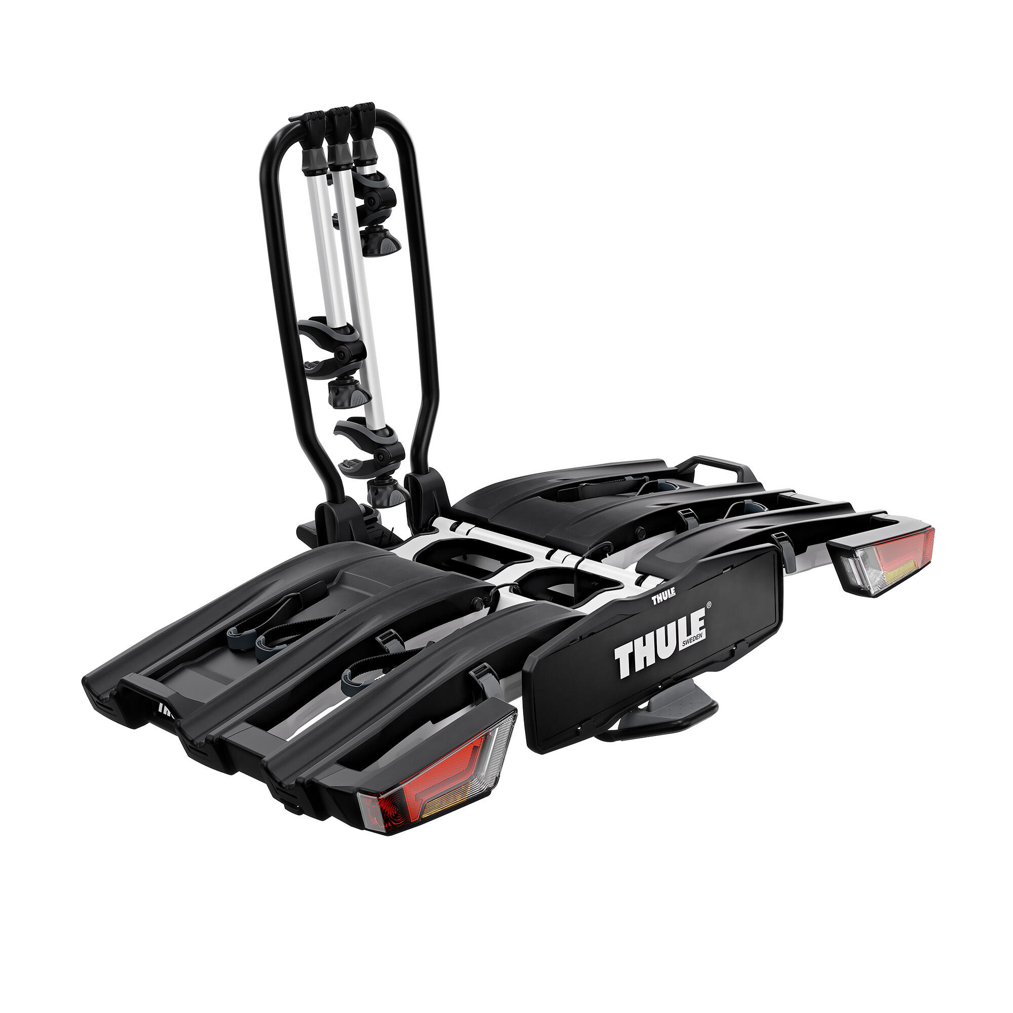 Thule - Porte-vélos (3 Vélos) Sur Boule D’attelage Fix4bike Thule Easyfold Xt F 3 Bikes - Porte-vélo - Noir - Taille Unique - Decathlon