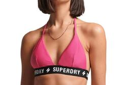 Superdry - Top de bikini triangle élastique