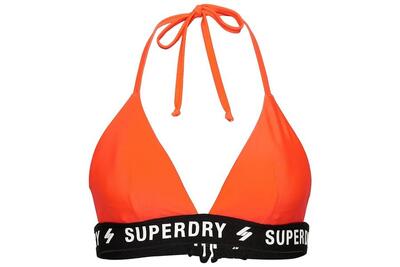 Top de bikini elástico Triangile de Superdry