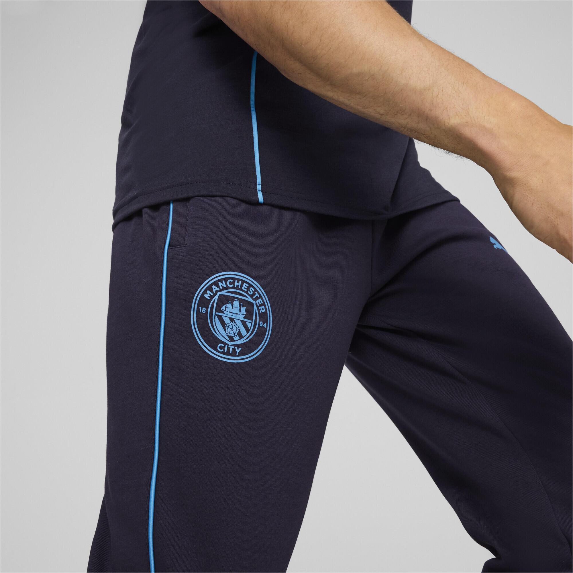 Pantalones Manchester City Casuals Hombre PUMA New Navy Magic Blue 3/7