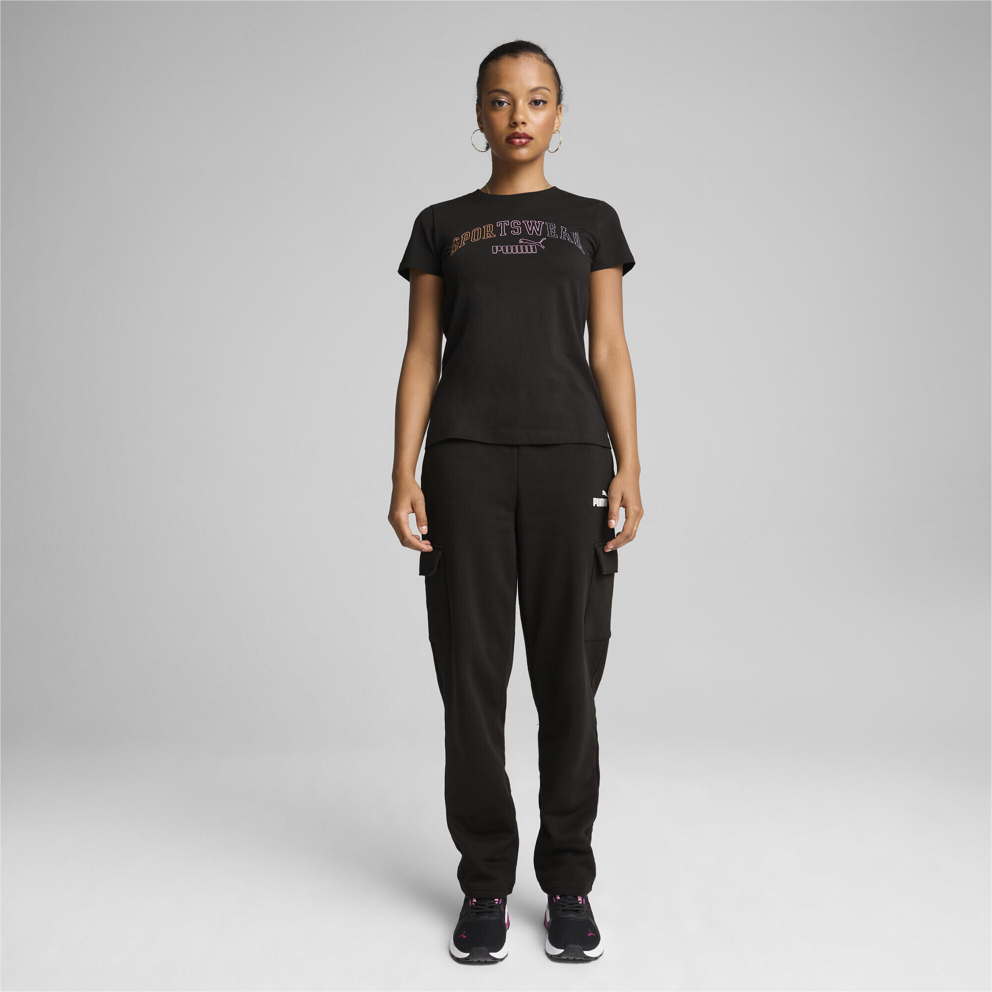 T-shirt ESS+ LOGO LAB Femme PUMA Black 2/6