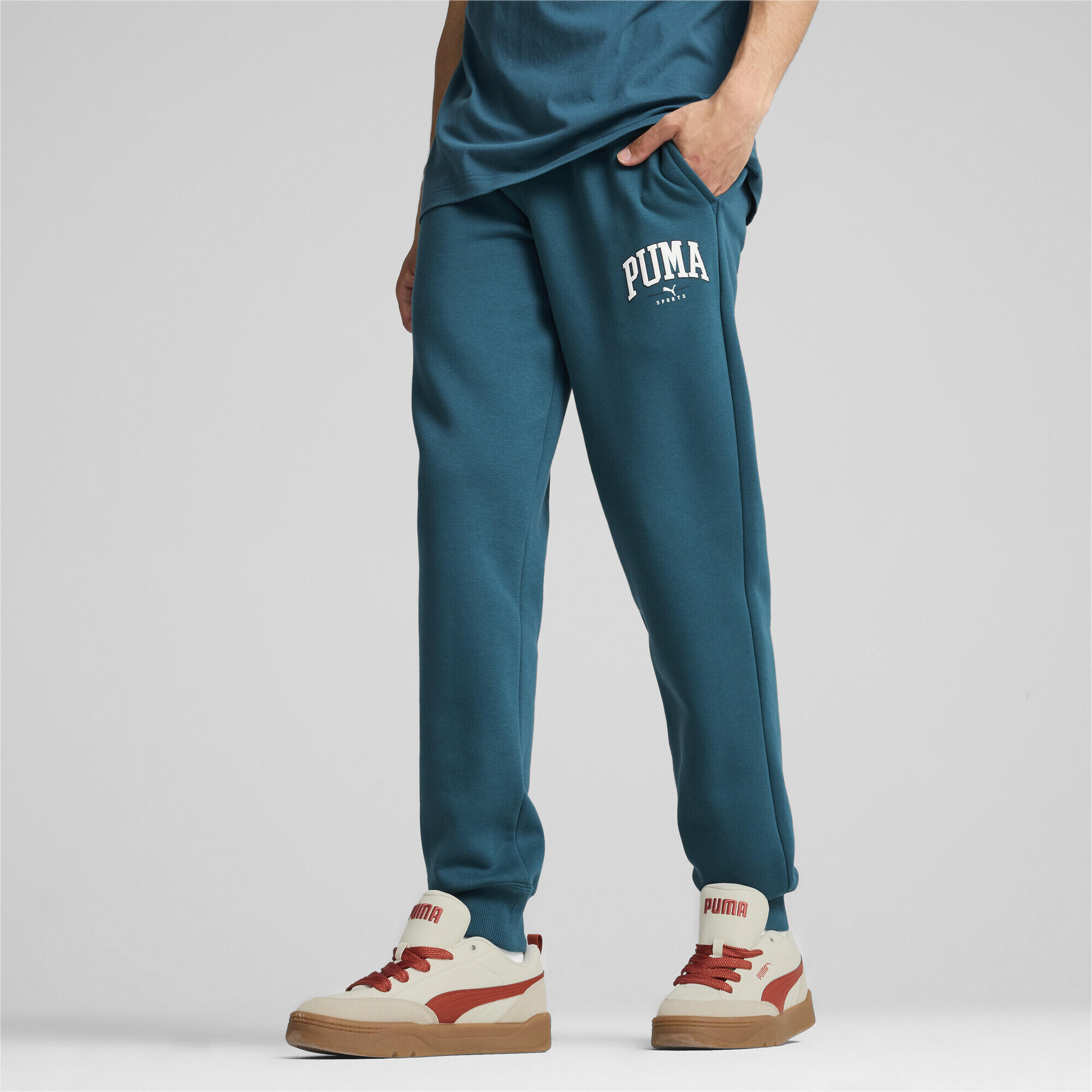 Męskie spodnie dresowe PUMA SQUAD PUMA Cold Green 5/7
