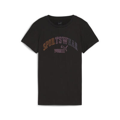 Ess+ logo lab t-shirt voor dames puma white