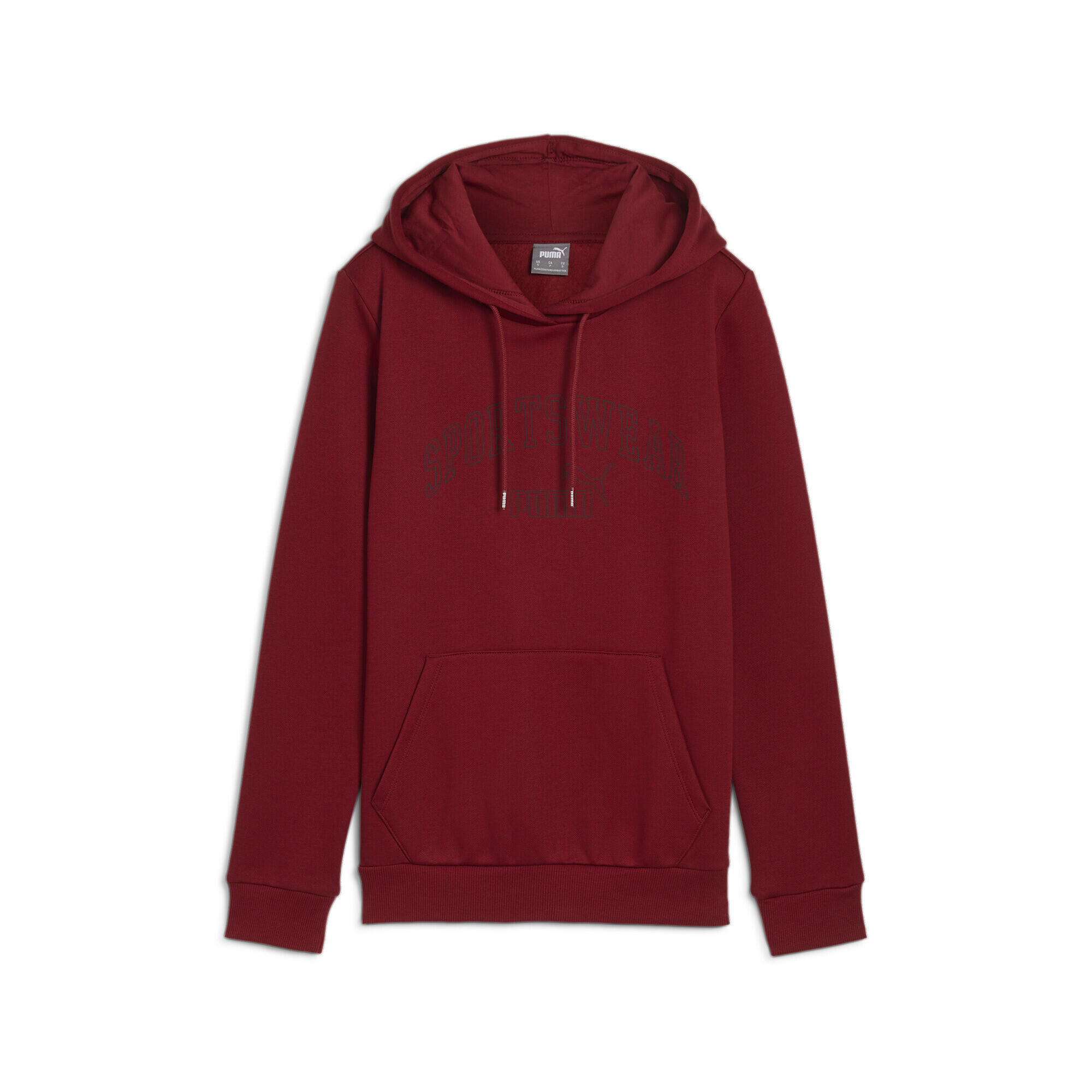 PUMA ESS+ LOGO LAB hoodie voor dames PUMA Intense Red