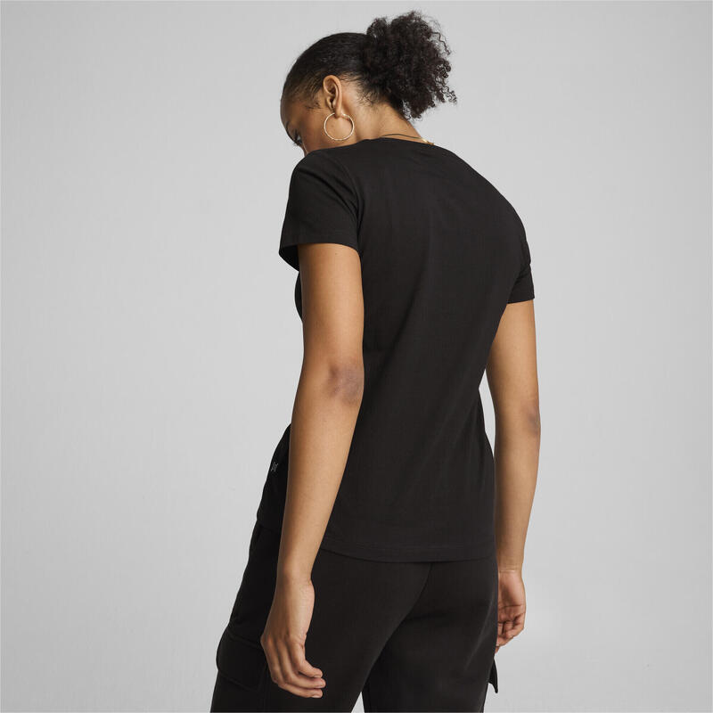 ESS+ LOGO LAB T-shirt voor dames PUMA Black