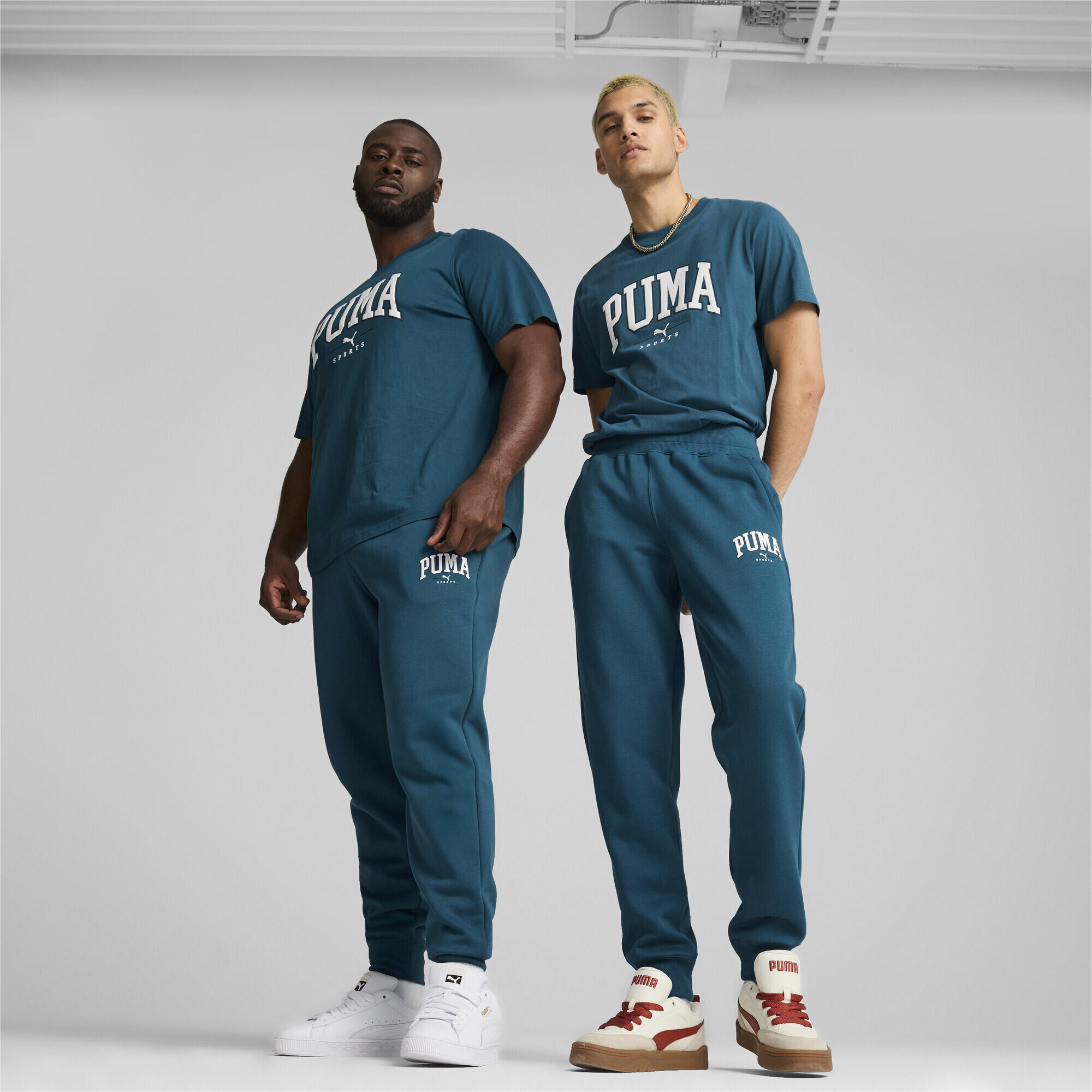 Męskie spodnie dresowe PUMA SQUAD PUMA Cold Green 3/7