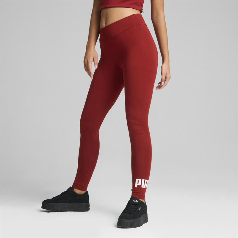 Essentials Logo legging voor dames PUMA Intense Red