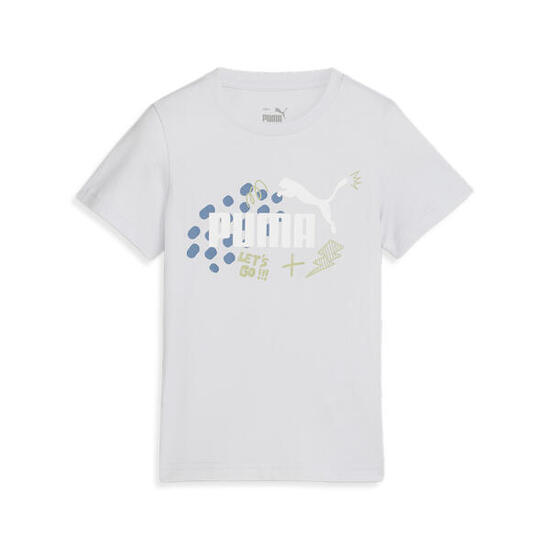 T-shirt ESS+ PUMA Enfant PUMA Silver Mist Gray