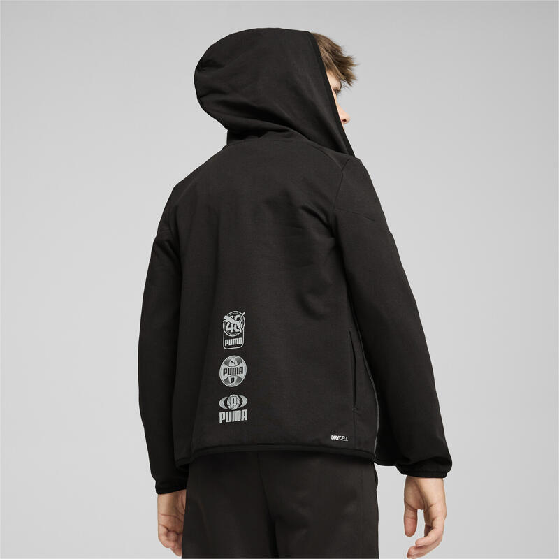 ACTIVE SPORTS hoodie met volledige ritssluiting voor jongeren PUMA Black