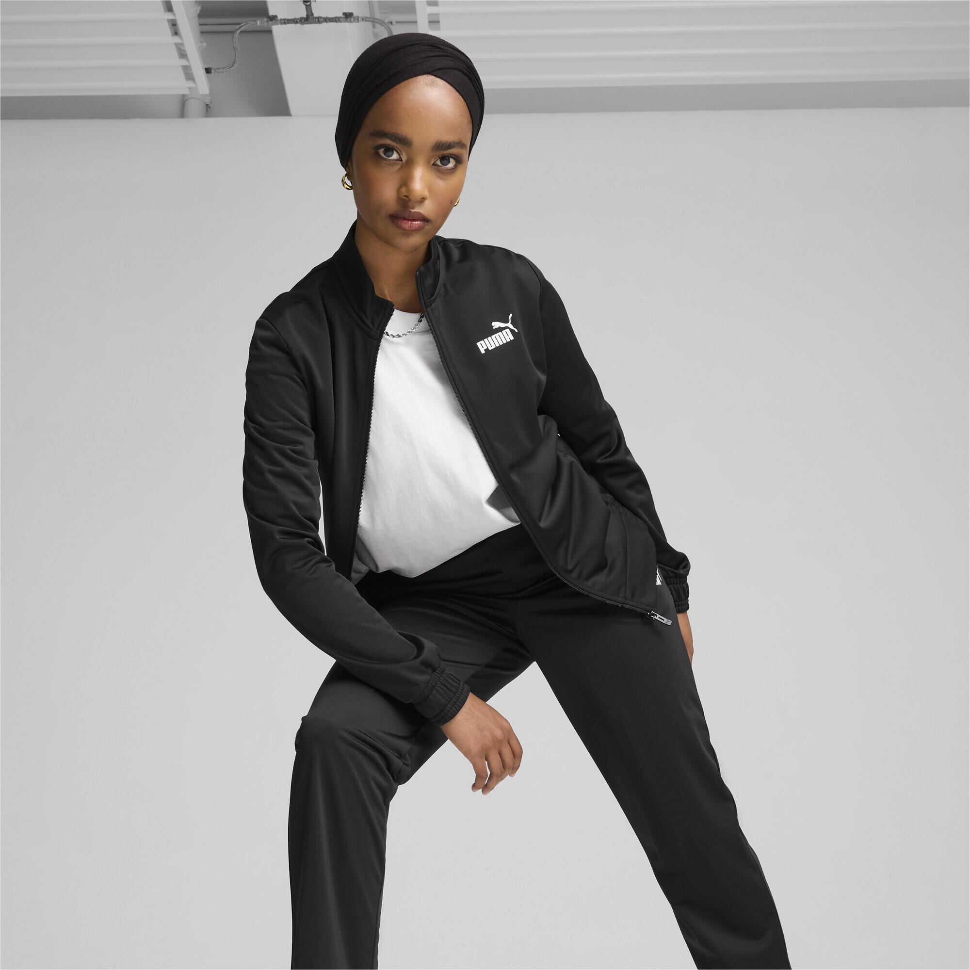 Dámské teplákové soupravy Poly PUMA Black 5/7