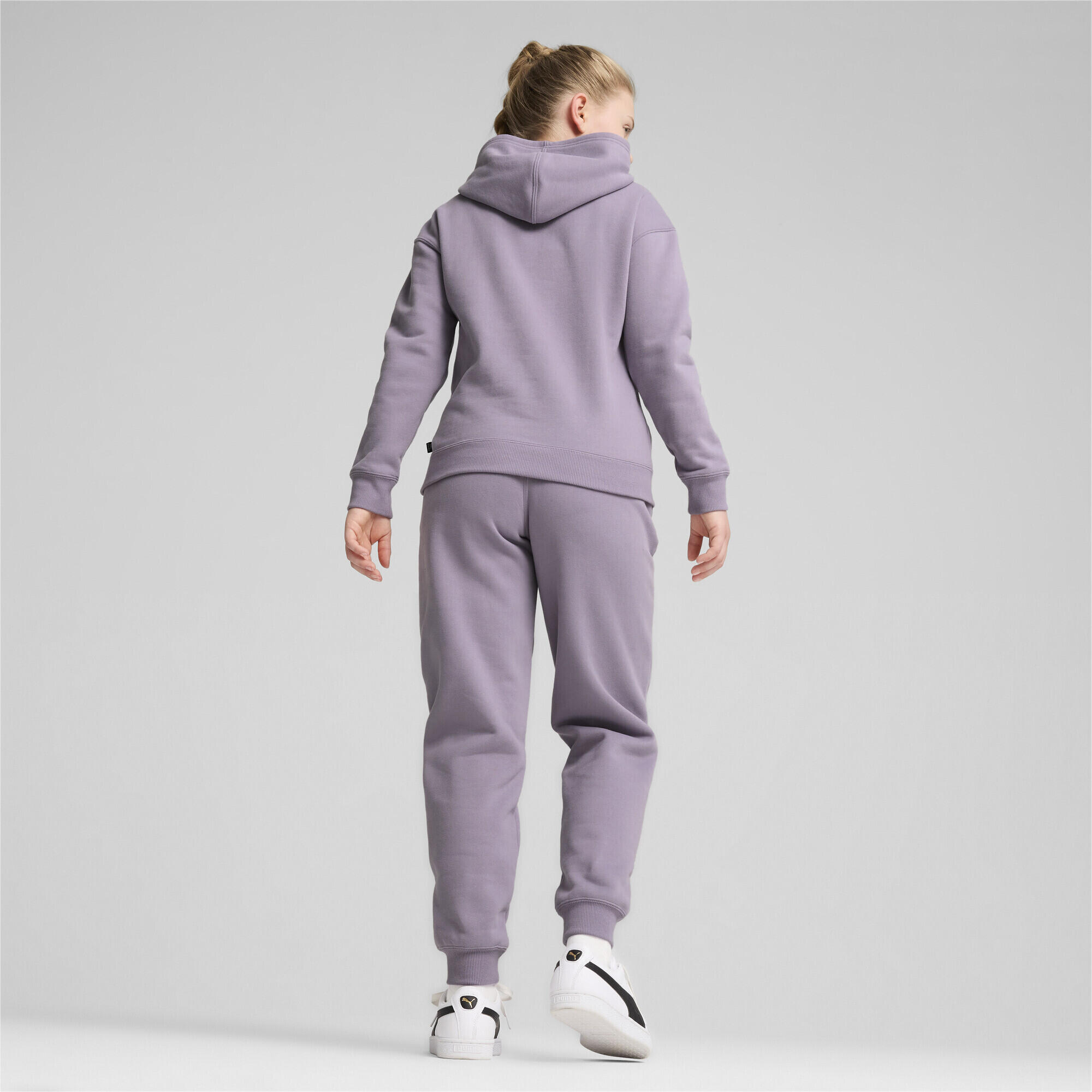 TUTA SPORTIVA DA PASSEGGIO CON CAPPUCCIO COLORE ROSA DA RAGAZZA PINK 4/6