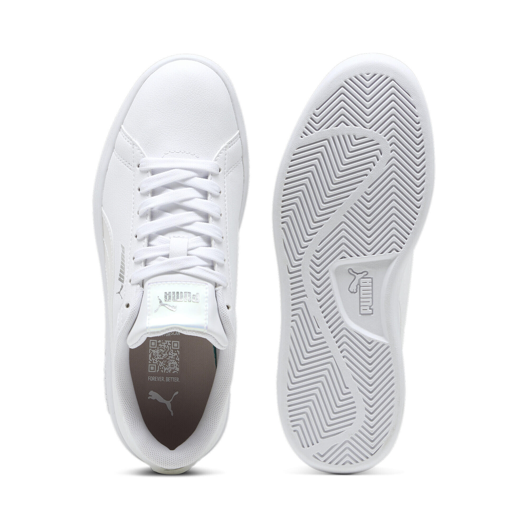 Zapatillas Carina 3.0 Holo 2.0 Niños PUMA White Mauve Mist Silver Pink Metallic 6/7