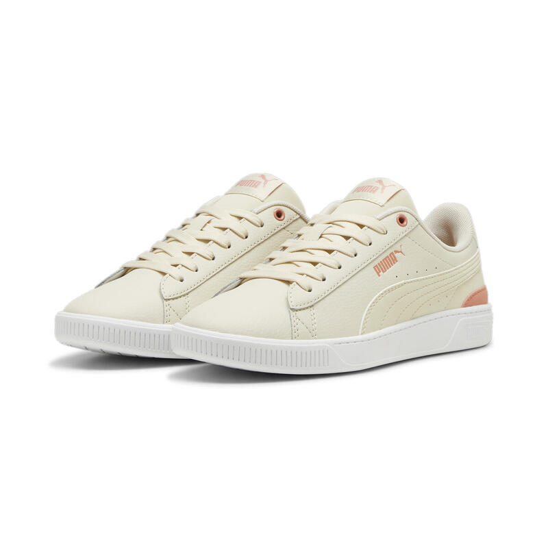 Zapatillas Mujer Vikky v3 Leather PUMA Alpine Snow Deeva Peach White Pink