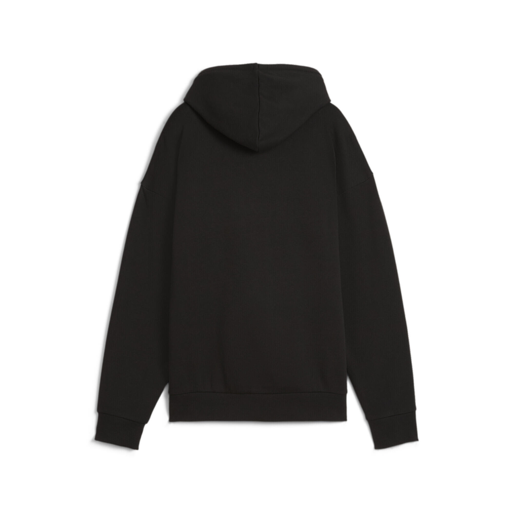 Hoodie ESS+ Script Femme PUMA Black White Rubber 7/7