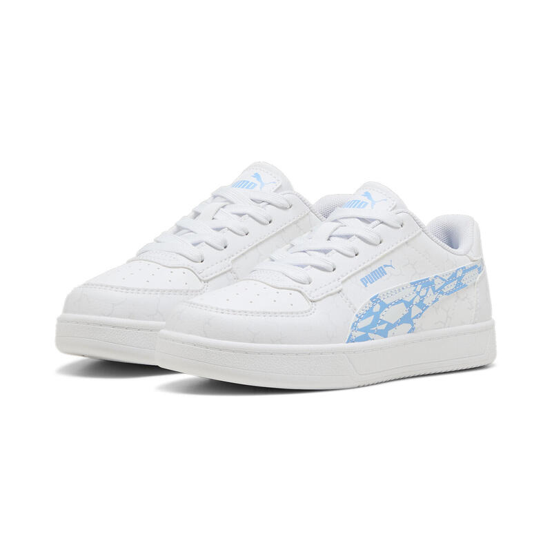 Baskets Caven 2.0 Icy Monster Enfant PUMA White Team Light Blue Silver Mist Gray