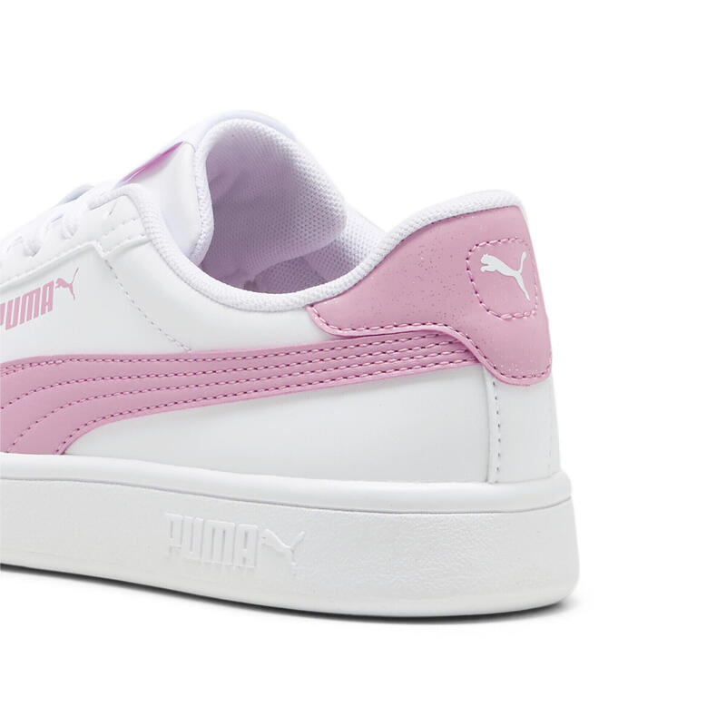 Sneakers Smash 3.0 Nightkeeper Enfant et Adolescent PUMA White Mauved Out Pink