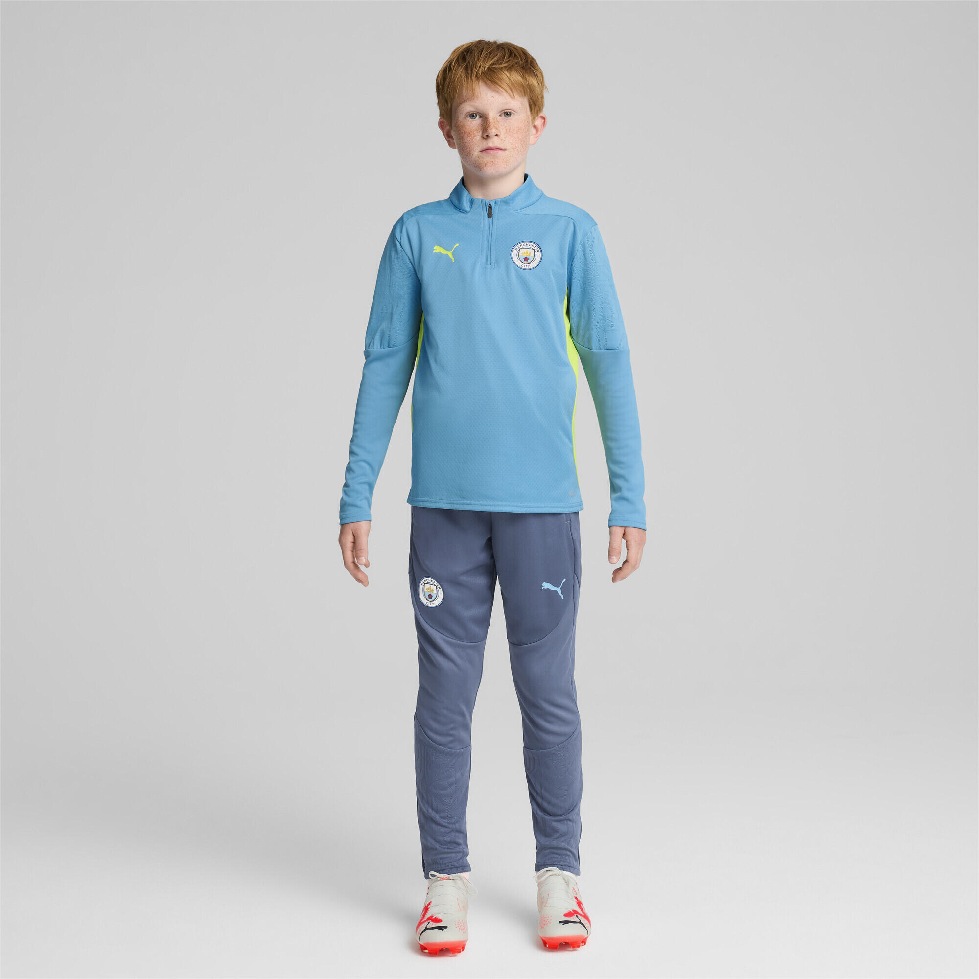 Camiseta de Training Manchester City con cremallera de un cuarto Niño PUMA 6/7