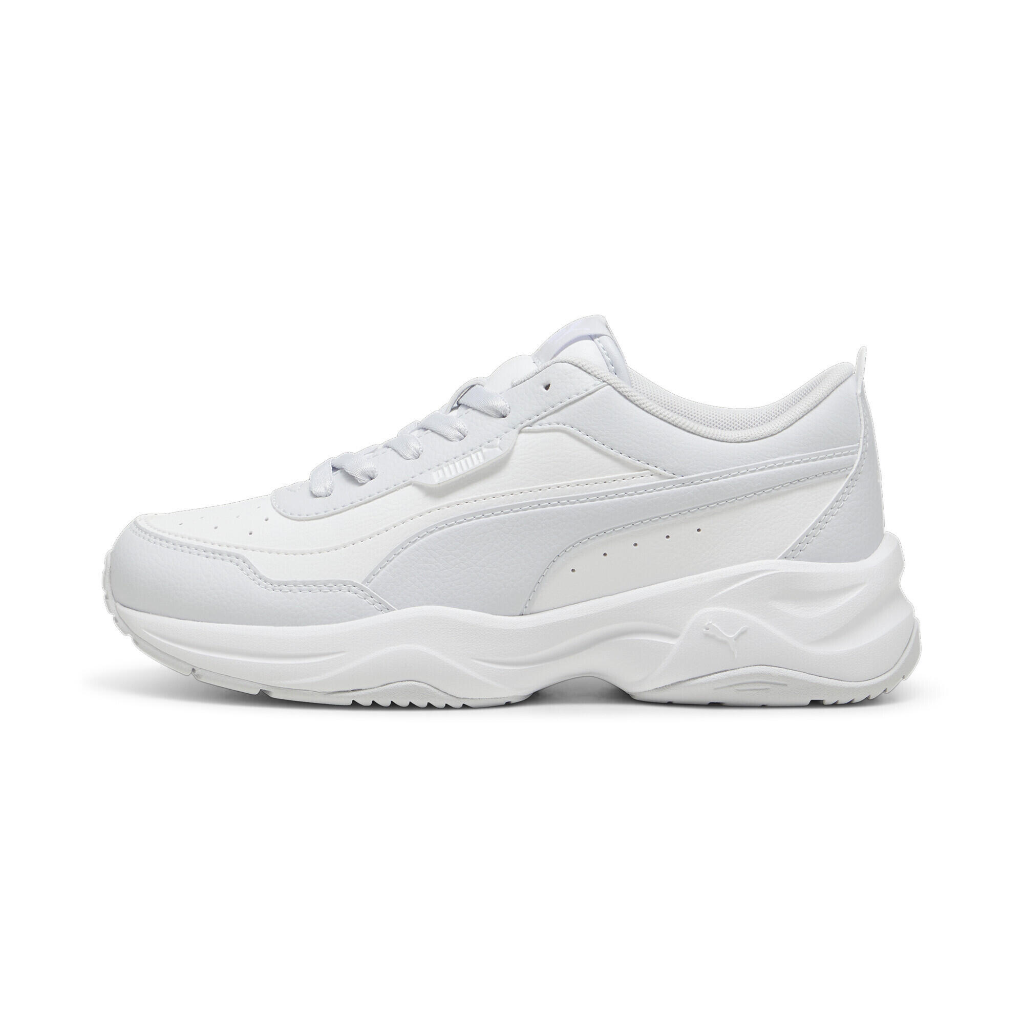 Cilia Mode Sneakers Damen PUMA Silver Mist White Gray 6/7