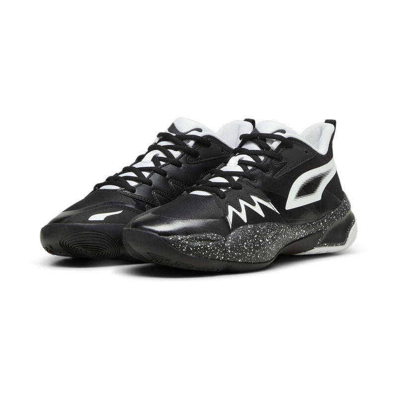 Basketbalové boty Genetics Speckle pro dospělé PUMA Black White