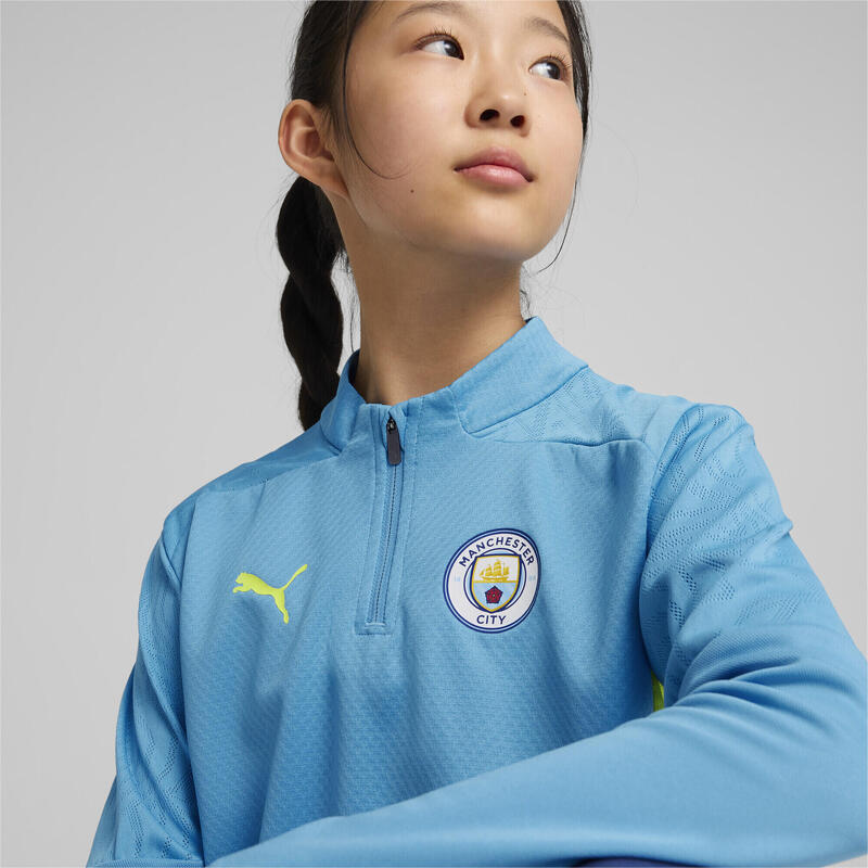 Camiseta de Training Manchester City con cremallera de un cuarto Niño PUMA