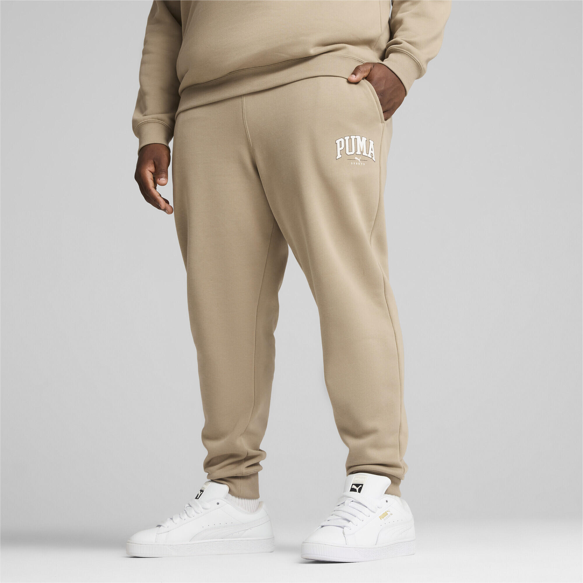 Męskie spodnie dresowe PUMA SQUAD PUMA Oak Branch Beige 5/7