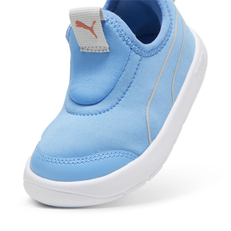 Zapatillas infantiles Courtflex V3 Slip On PUMA Regal Blue Cool Light Gray