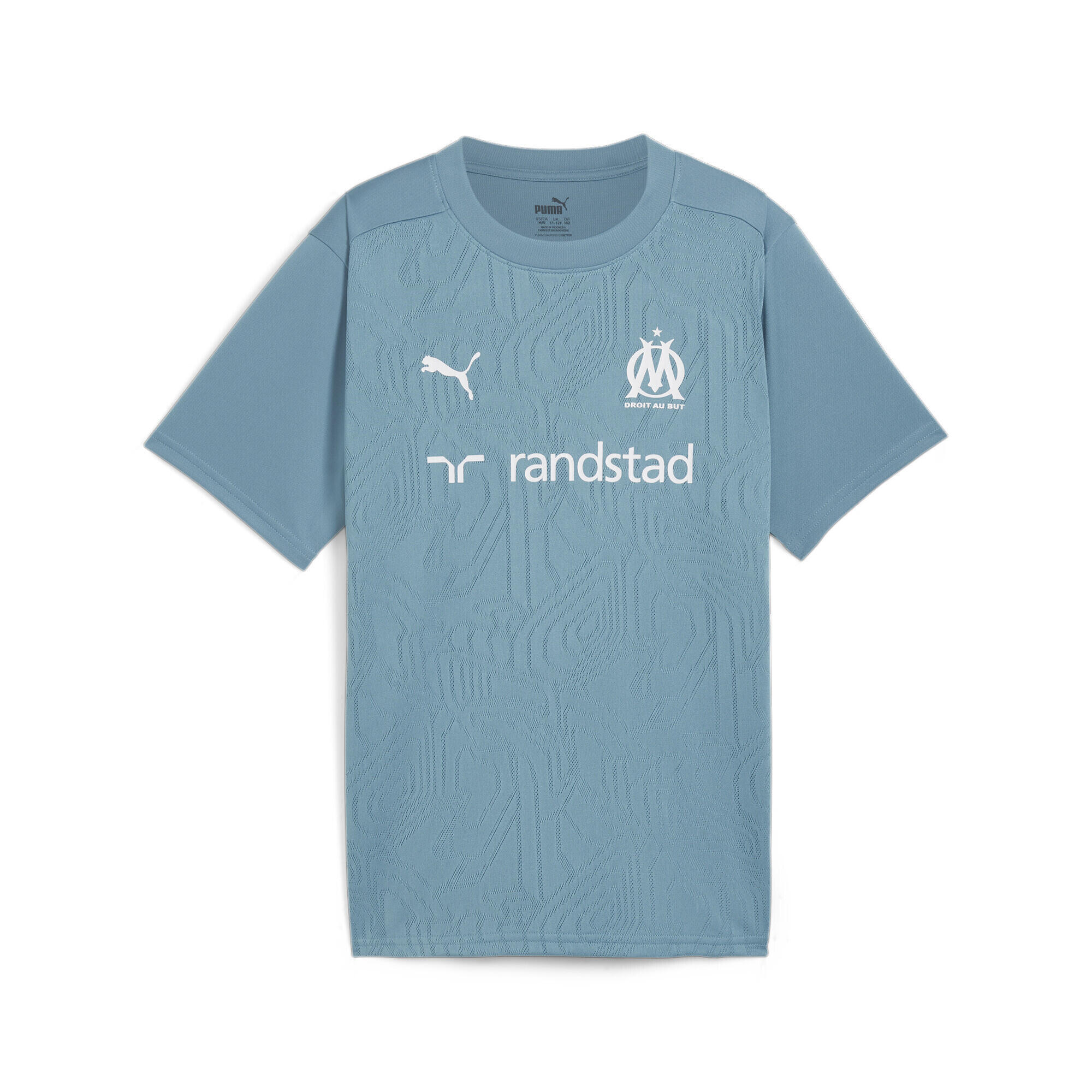PUMA Tréninkový dres pro mládež Olympique de Marseille PUMA Bold Blue Putty Beige