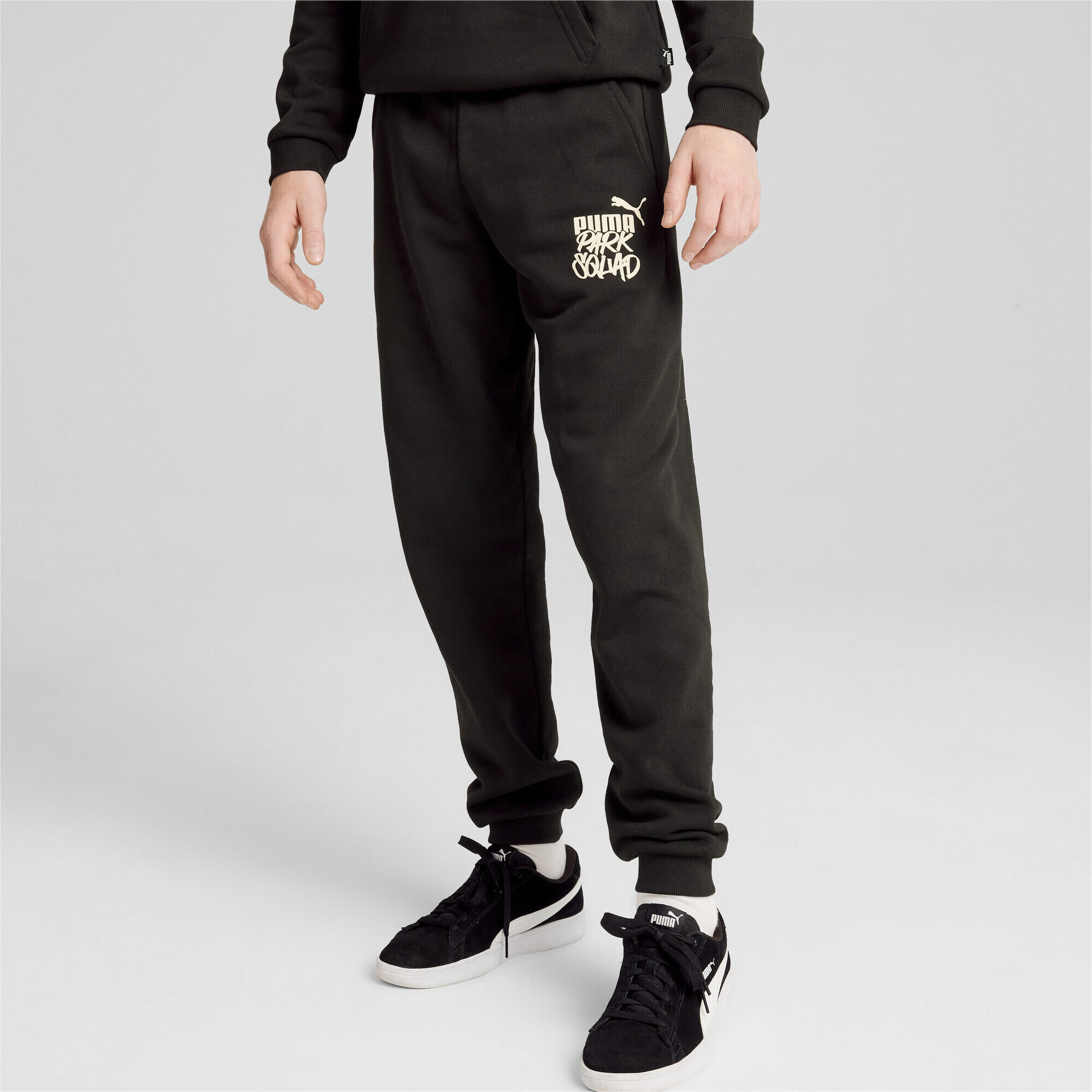 Pantaloni da bagno ESS+ MID 90s da ragazza PUMA Black 3/6