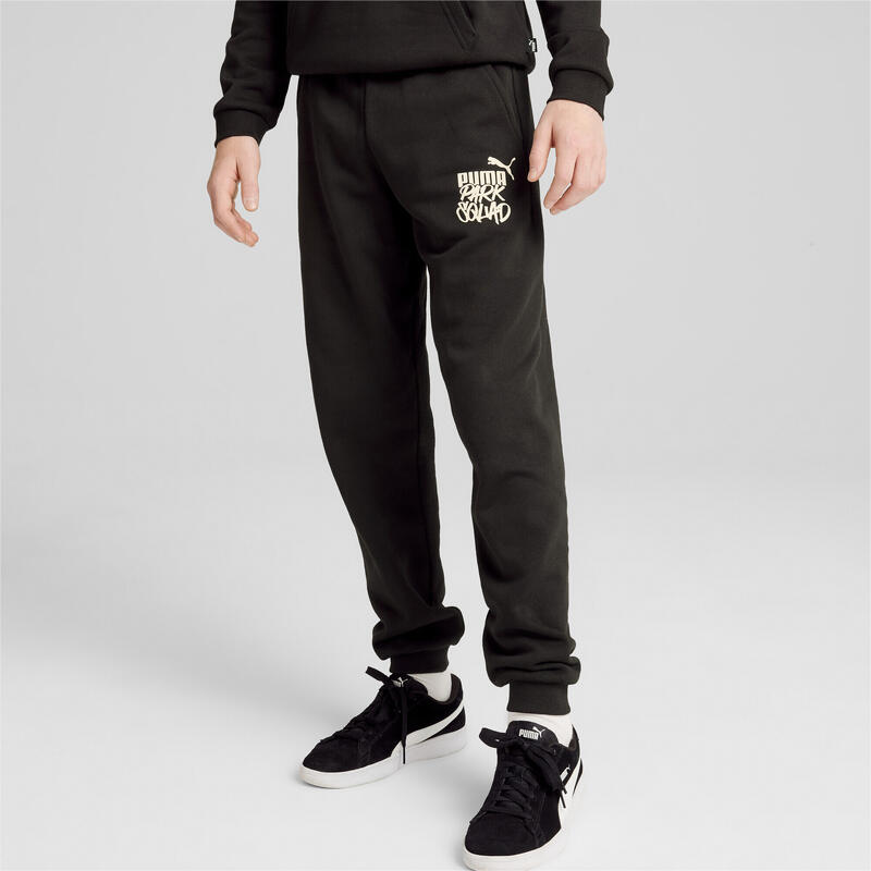 ESS+ MID 90s joggingbroek voor jongeren PUMA Black