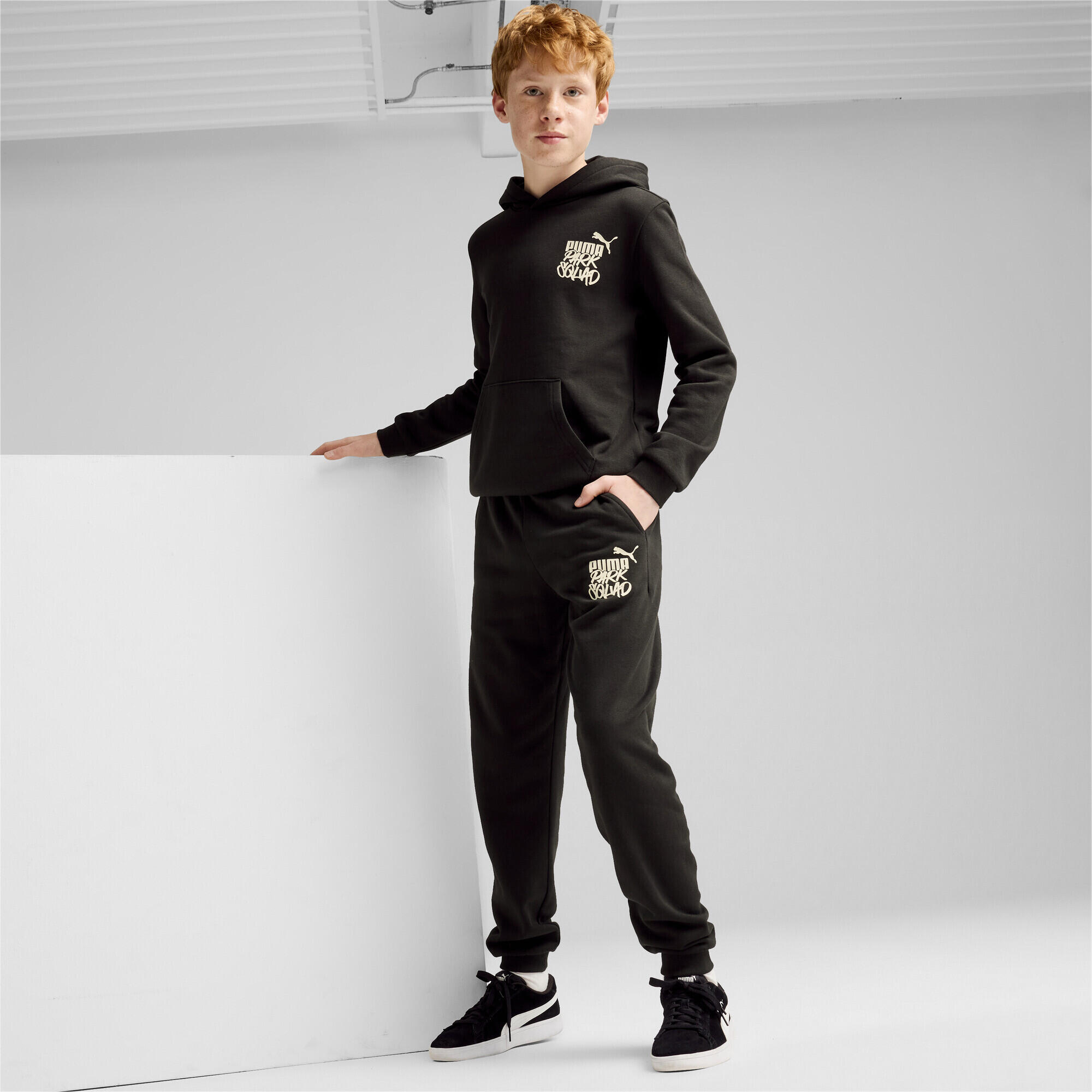 Pantaloni da bagno ESS+ MID 90s da ragazza PUMA Black 5/6