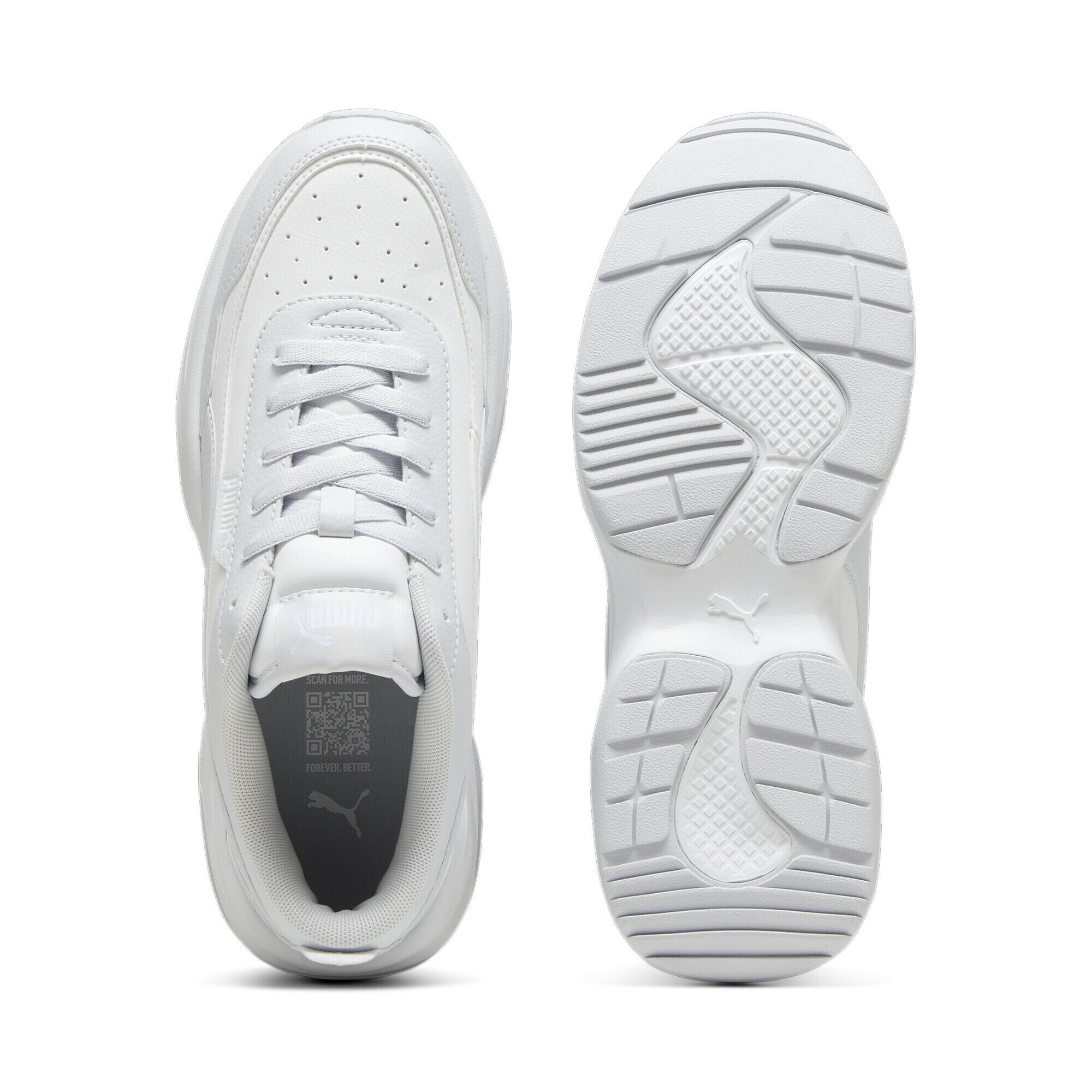 Cilia Mode Sneakers Damen PUMA Silver Mist White Gray 7/7