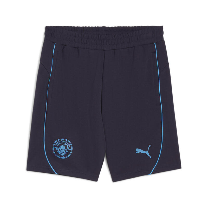 Pantaloni scurți casual Manchester City Bărbați PUMA New Navy Magic Blue