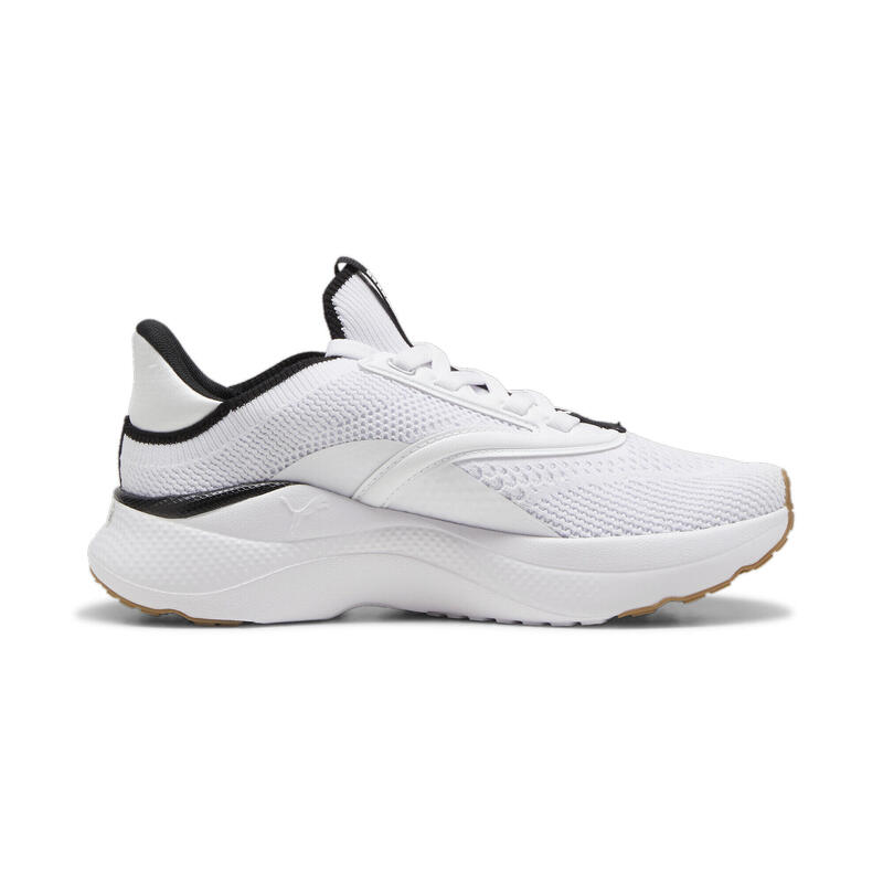 SOFTRIDE Mayve hardloopschoenen voor dames PUMA White Black Silver Metallic