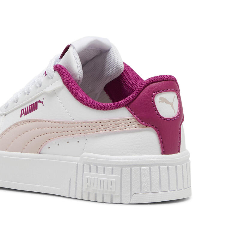 Pantofi Carina 2.0 Copii PUMA White Mauve Mist Magenta Gleam Pink