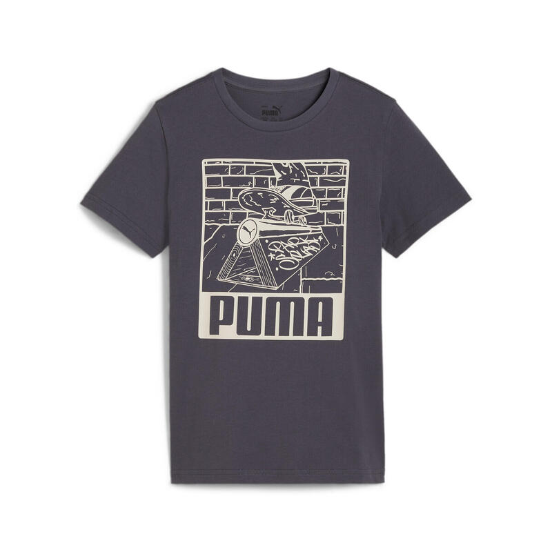 T-shirt à imprimés ESS+ MID 90s Enfant et Adolescent PUMA Galactic Gray