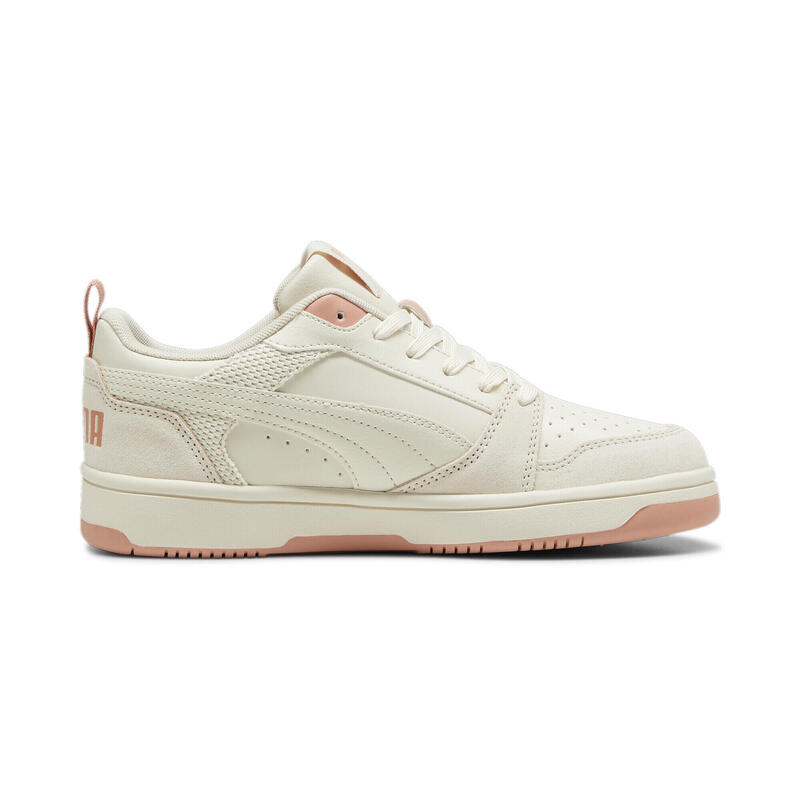 Sneakers Rebound v6 Low Coquette Femme PUMA Alpine Snow Deeva Peach White Pink