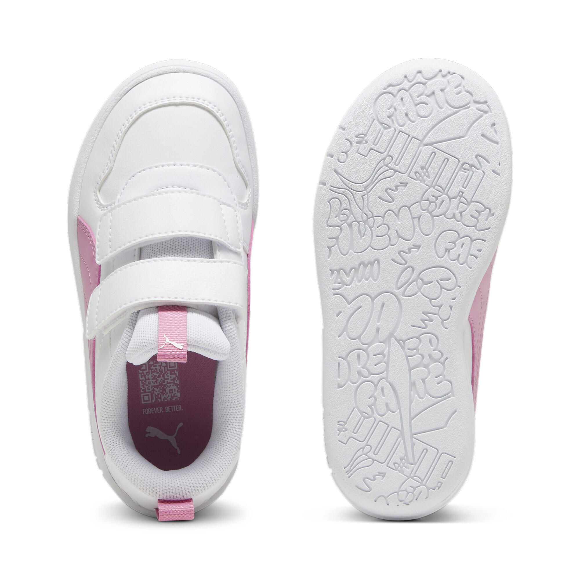 Zapatillas Niños Multiflex SL V PUMA White Mauved Out Pink 5/7
