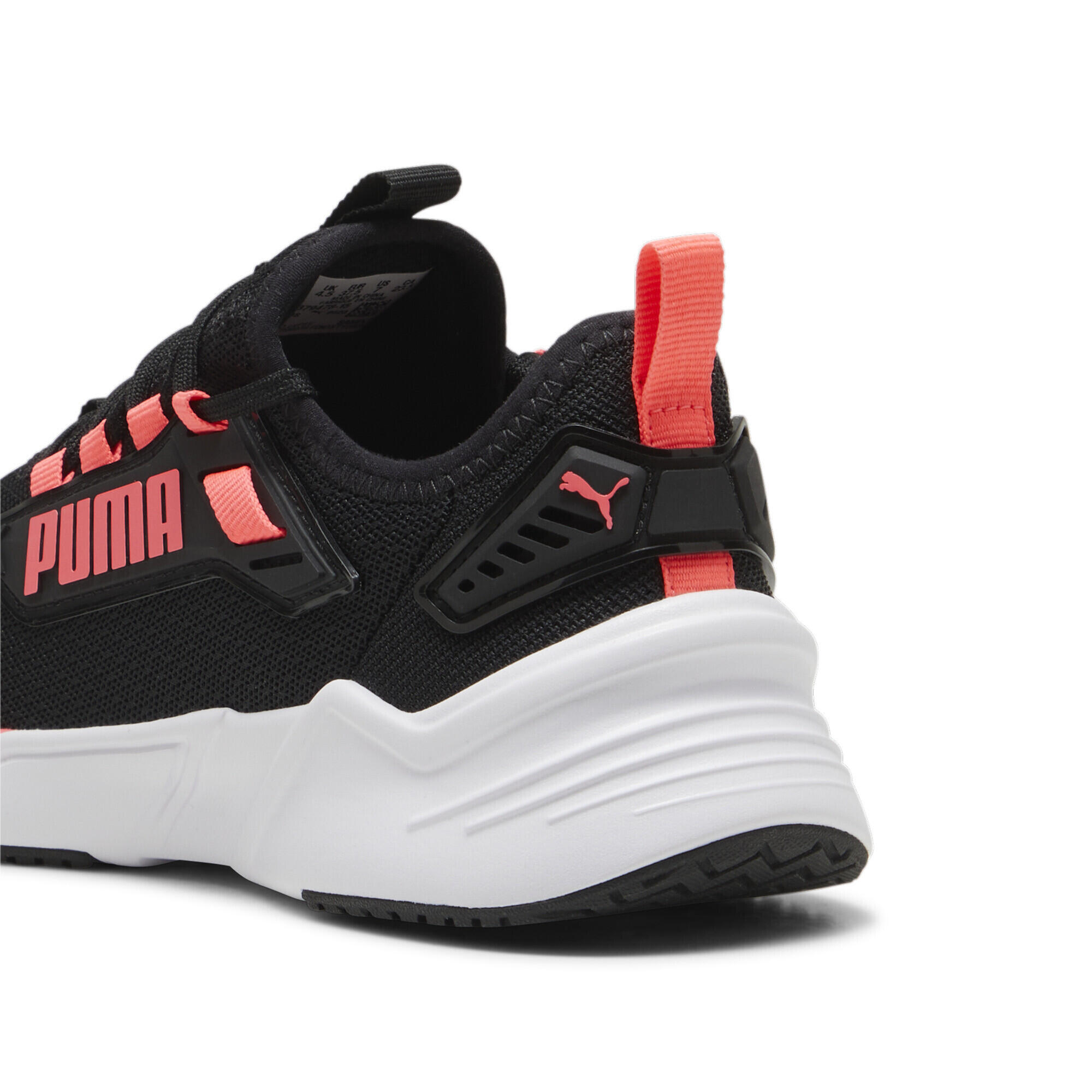 Scarpe da running Retaliate 3 unisex PUMA Black White Sunset Glow Pink 4/7